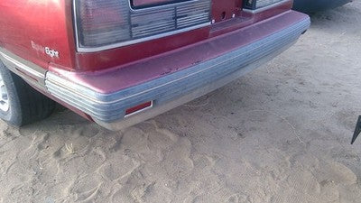 1990-1991 Olds Eighty Eight Rear Bumper Cover Assembly Oem Back Red 25556243