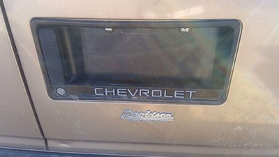 1995 Chevy Astro License Plate Trim Surround Panel Oem Tail Trunk Finish