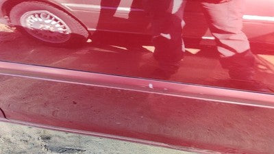 02-06 Camry Passenger Right Front Moulding From Door Trim Strip Salsa Red 3Q3