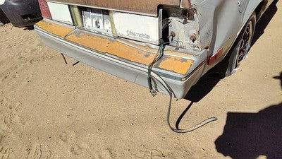 1982-1987 Oldsmobile Firenza Rear Bumper Cover Assembly Oem Back Silver 22520554