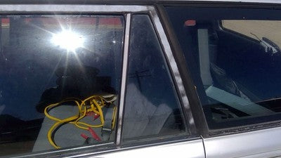 88-92 Station Wagon Driver Left Rear Vent Window Back Door Glass With Frame 2Wd
