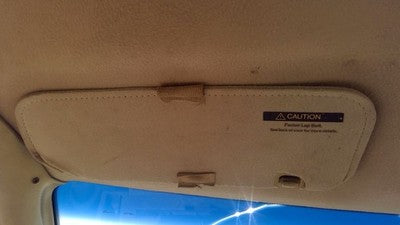 1993 Saturn Sw2 Driver Left Sun Visor Oem Tan