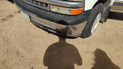 99-02 Chevy Silverado 1500 Chrome Front Bumper Assembly With Mount Brackets Oem