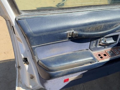 94 Lincoln Town Car Driver Left Front Door Trim Panel With Master Switch Blue Dp