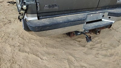 1992-1999 Chevy Suburban Chrome Rear Bumper With Mount Brackets Oem 999863
