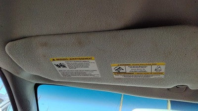 2004-2008 Ford F150 Driver Left Sun Visor Oem Gray Me 4L3z1504105bab