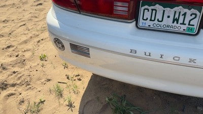 1997-2005 Buick Century Rear Bumper Cover Assembly Oem Back White 12369157