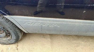 2001 Toyota Sienna Passenger Right Rear Moulding From Door Oem Back Trim Strip