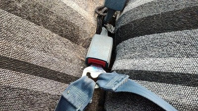 1991 Chevy Silverado 1500 Driver Left Front Seat Belt Buckle Receiver Oem Blue