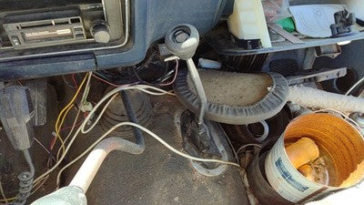 86 Dodge Ram W150 4X4 Shifter Lever Assembly With Linkage 4Wd T Case Shift Unit