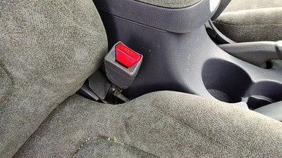 2001-03 Hyundai Elantra Passenger Right Front Seat Belt Buckle Receiver Oem Gray