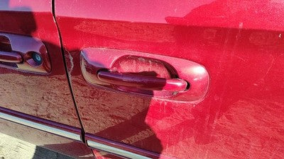 01-07 Town & Country Driver Left Rear Outside Door Handle Back Inferno Red Prh