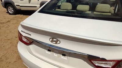 2011-2014 Hyundai Sonata Rear Spoiler Back Wing Oem Shimmering White Mica Wj