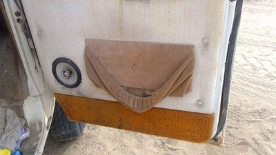 1979 Ford Van E250 Passenger Right Front Inside Door Trim Panel Only Oem Brown