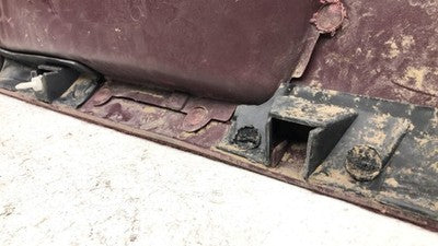 95 Chevy Silverado 1500 Passenger Right Front Inside Door Trim Panel Oem Red