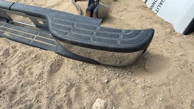 99-05 Chevy Silverado Stepside Rear Back Bumper With Brackets Oem Factory Chrome