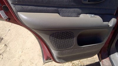 98-03 S10 Blazer Driver Left Rear Inside Door Trim Panel Only Back Gray 92H