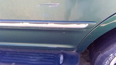 97-02 Expedition Driver Left Rear Moulding From Door Back Trim Strip Green Su