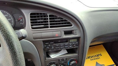 2001-2003 Hyundai Elantra Trim Bezel Around Speedometer Dash Surround Panel Gray