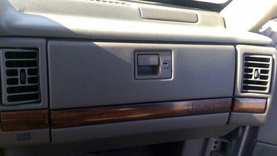 1994 Jeep Grand Cherokee Glove Box Assembly Complete Door With Latch Oem Brown