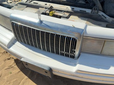 1990-1994 Lincoln Town Car Complete Header Panel Assembly Oem White Wt F2Vy8190A