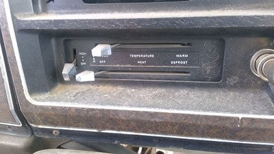 1979 Ford Van E250 Temperature Control Module In Dash Heater Ac Head Unit Oem