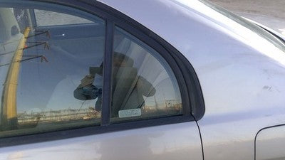2001-2005 Honda Civic Driver Left Rear Vent Window Back Door Glass With Frame