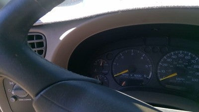 1998 Chevy S10 Blazer Trim Bezel Around Speedometer Dash Surround Panel Gray 92H
