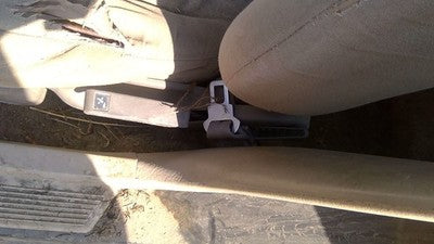 1993 Saturn Sw2 Driver Left Front Seat Belt Retractor Oem Waist Tan