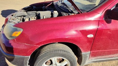 2003-2006 Mitsubishi Outlander Driver Left Front Fender Oem Red Mr990117