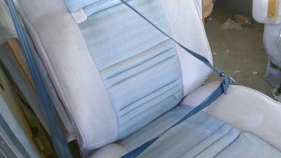 1989 Chevy G20 Van Passenger Right Front Seat Belt Retractor Oem Shoulder Blue
