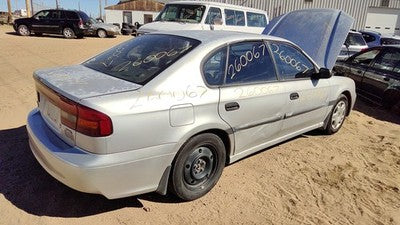 2000-2004 Subaru Legacy Driver Left Rear Brake Caliper With Mount Bracket Back