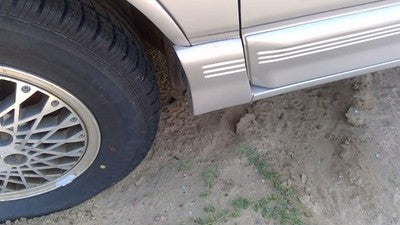 1991 Cutlass 2 Door Driver Left Moulding From Fender Oem Trim Strip Silver