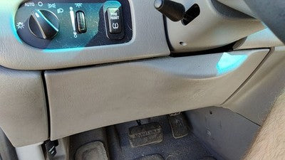 00-03 Ford Windstar Lower Dash Under Column Knee Bolster Trim Panel Oem Gray 22