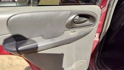 02-04 Trail Blazer Driver Left Rear Inside Door Trim Panel Back Dark Pewter 922