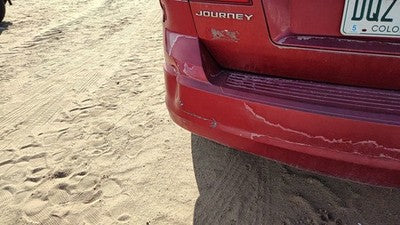 2009-20 Dodge Journey Rear Bumper Cover Assembly Oem Back Inferno Red Prh