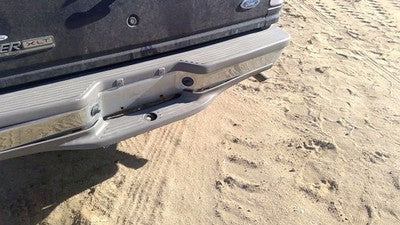1995-1997 Ford Explorer Chrome Rear Bumper Assembly With Brackets Oem Xlt