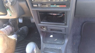 1988-92 Corolla Station Wagon Lower Dash Trim Bezel Around Radio Surround Panel