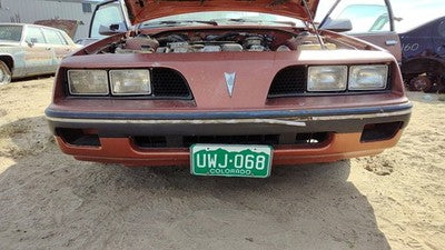 1985-1988 Pontiac Sunbird Front Bumper Cover Assembly Oem Brown 10054945
