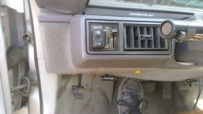 88-92 Cutlass 2 Door Driver Left Heater Ac Vent Assembly With Trim Panel Gray