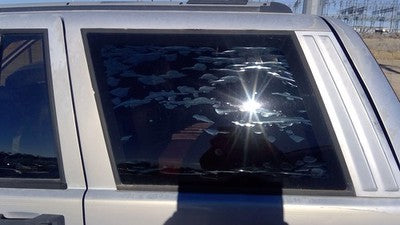 1993-1998 Jeep Grand Cherokee Driver Left Rear Quarter Glass Back Side Window