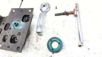 71 Chevy Van G20 Rear Sliding Door Handle And Front Latch Assembly Oem Hardware