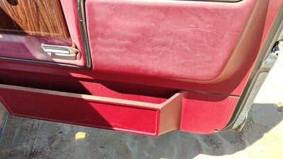 1983 Ford F150 Passenger Right Front Inside Door Trim Panel Red