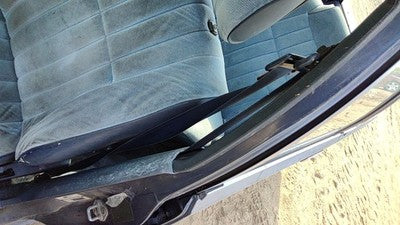 1986 Toyota Camry Driver Left Front Seat Belt Retractor Oem Shoulder Blue