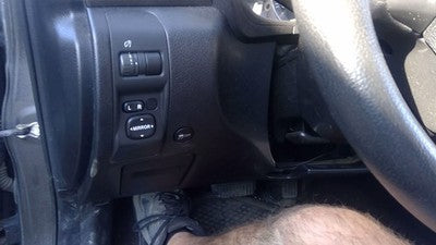 08-14 Subaru Impreza Lower Dash Under Column Knee Bolster Trim Panel Black Cbt