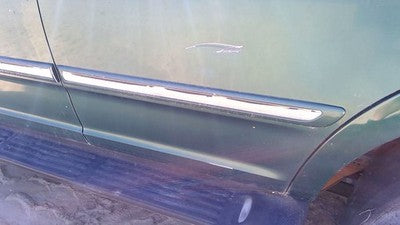 97-02 Expedition Driver Left Rear Moulding From Door Back Trim Strip Green Su