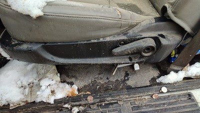 2010 Ford Ranger Driver Left Side Seat Trim Panel Oem Gray