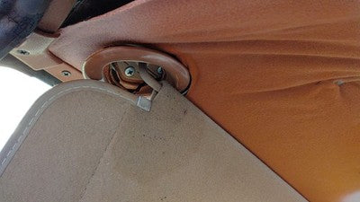 1984 Jeep Grand Wagoneer Driver Left Sun Visor Oem Brown