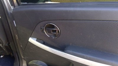 06-08 Torrent Passenger Right Rear Inside Door Trim Panel Only Back Black 19C