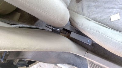 1993 Saturn Sw2 Passenger Right Front Seat Belt Retractor Oem Waist Tan